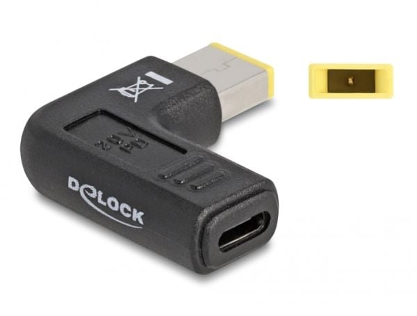 DeLOCK 60003, Sisätila, USB, 3 A, Musta