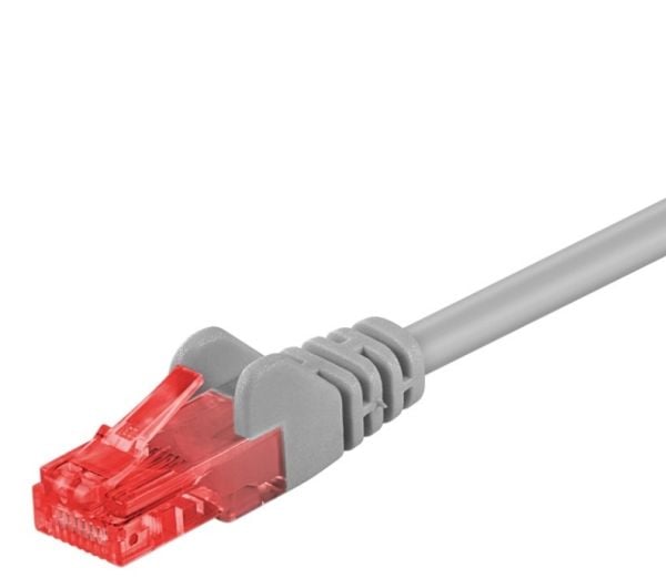 Goobay CAT 6-300 UTP Grå 3m, 3m, RJ-45, RJ-45