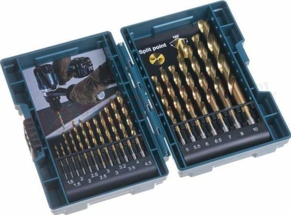 MAKITA ZEST.WIERT.TYTAN HSS-G TIN 19szt.