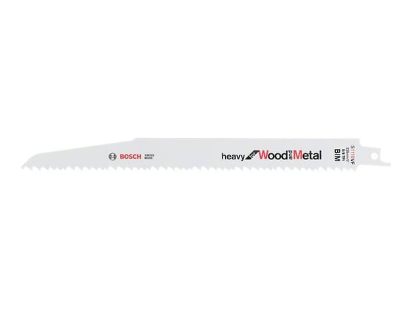 Bosch heavy for Wood and Metal S 1110 VF - Sagblad - for tre, metall, tre med spiker, kartong, epoksy - 5 deler - lengde: 225 mm - bredde: 22 mm