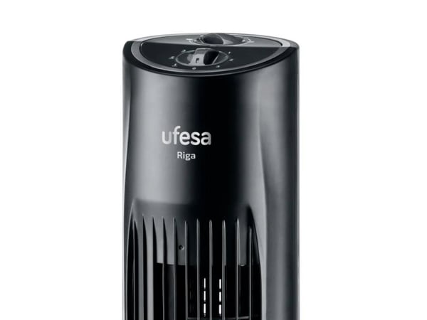 Ufesa 84105611, Husholdningstårnvifte, Sort, Gulv, Bord, Rotasjon, 2 timer, AC