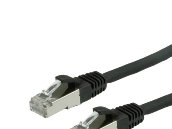 VALUE S/FTP Patch Cord Cat.6, halogen-free, black, 10m, Sort