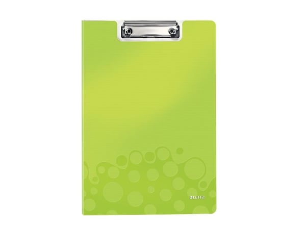 Leitz WOW - Notatbrettmappe - for A4 (210 x 297 mm) - kapasitet: 75 ark - grønn metallic