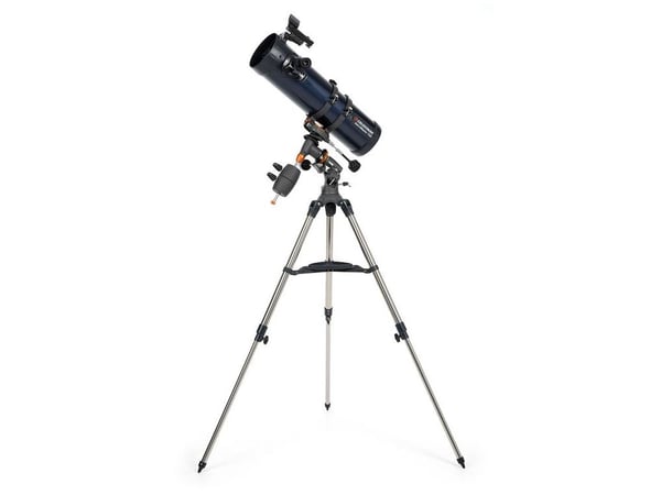 Celestron Astromaster 130EQ, svart, blå, grå, stål, 610 mm, 12,5 kg, 13 cm