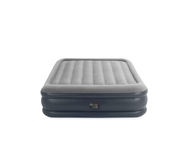 Intex DuraBeam+ Deluxe Pillow Rest Raised, Dobbel Madrass, Rektangel, Inne & Ute, Innebygd luftpumpe