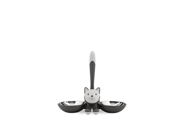 Alessi Tigrito Cat Bowl Black (AMMI09 B)