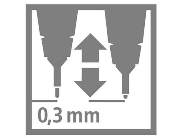 Stabilo Sensor 189 0,3 mm lyseblå 10 stk i eske - fjærspiss