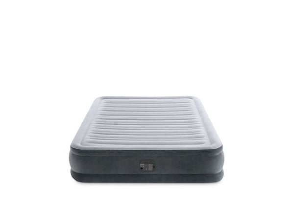 Intex DuraBeam Comfort Plush Mid-Rise, Dobbel Madrass, Rektangel, Innebygd luftpumpe