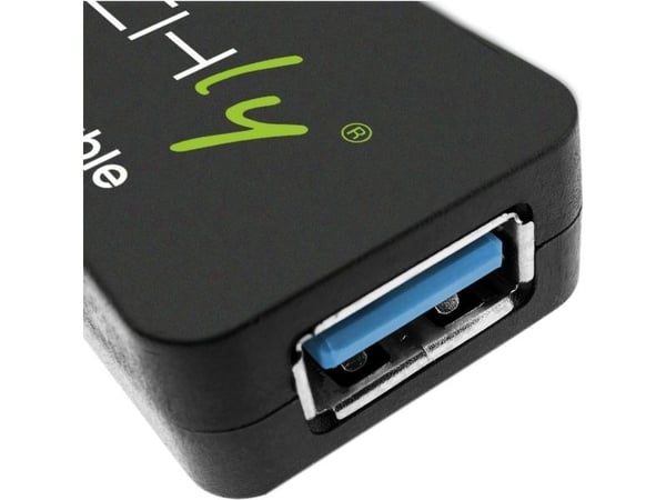Techly ICUR30100G, 10 m, USB A, USB A, USB 3.2 Gen 1 (3.1 Gen 1), Sort