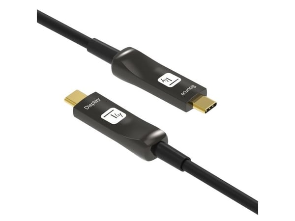 Techly ICOC-U3C-HY-030, 30 m, USB C, USB C, 21600 Mbit/s, sortering