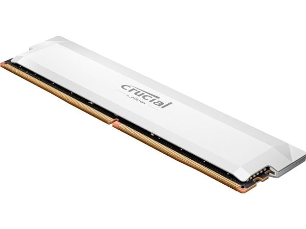 Crucial Pro - Overclocking Edition - DDR5 - moduuli - 16 GB - DIMM 288-PIN - 6000 MHz / PC5-48000 - CL36 - 1,35 V - puskuroimaton - valkoinen