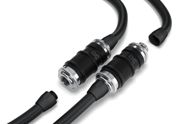 Alphacool 13882, Letkuliitin, messinki, kromi, 1/4", urosliitin, naarasliitin