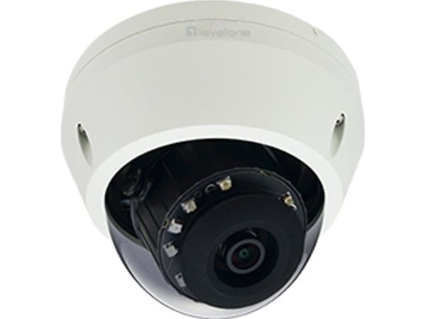LevelOne FCS-3307, IP-sikkerhetskamera, Inne & Ute, Koblet med ledninger (ikke trådløs), CE/FCC/UL, Tak/Vegg, Hvit