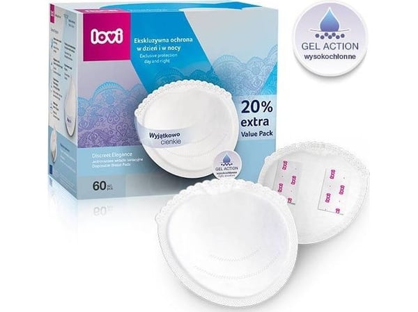 Lovi Discreet Elegance Bröstskydd Vit 60 st (CA19/607)