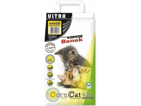 Kattesand CERTECH Super Benek 7L maisbasert Kattesand CERTECH Super Benek 7L maisbasert
