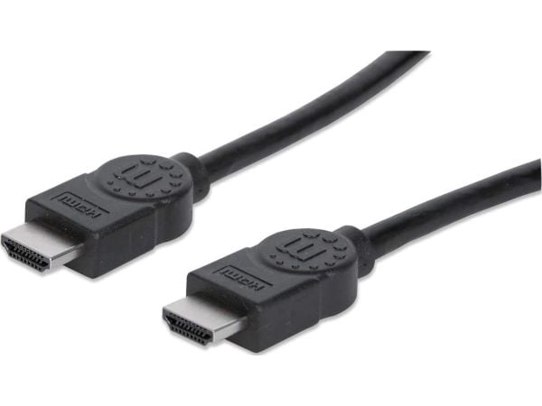 TECHly ICOC HDMI-4-100 - High Speed - HDMI-kabel med Ethernet - HDMI hann til HDMI hann - 10 m - trippel beskyttelse - svart - formstøpt, 4K-støtte...