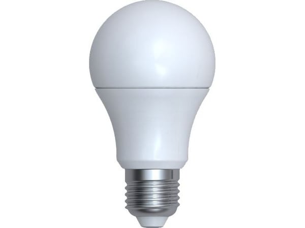 DENVER - LED-lyspære - mattslipt finish - E27 - 9 W - klasse F - hvitt lys - 2700-6500 K