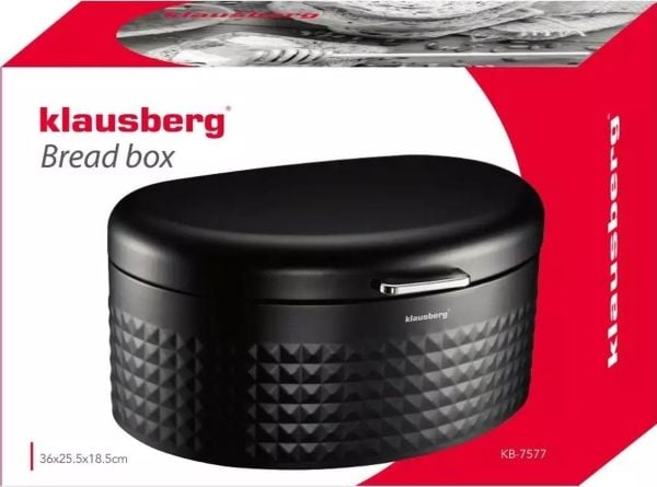 Klausberg Breadmaker Klausberg KB 7577 brödkorg i metall svart diamant