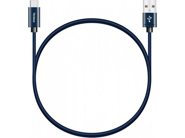 Yenkee USB-kabel USB A 2.0 / USB C dataöverföring 480Mb/s /3A