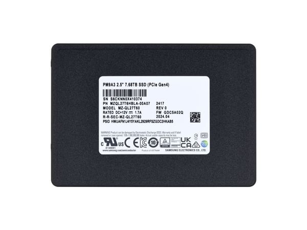 Samsung PM9A3 - Solid State-stasjon - intern - 2,5"