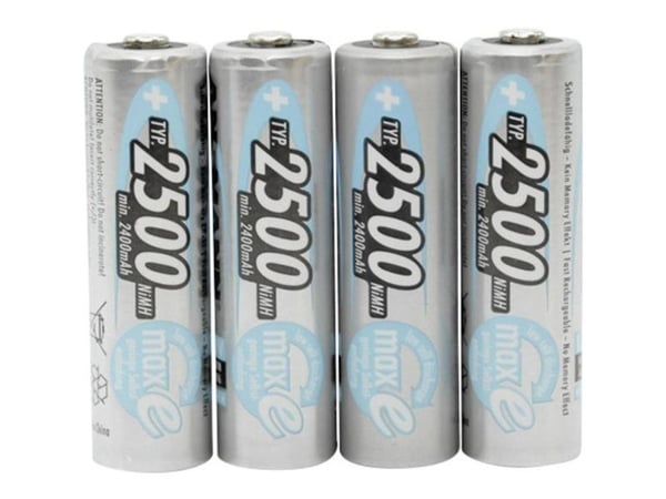 ANSMANN - Batteri 4 x AA type - NiMH - (oppladbart) - 2500 mAh