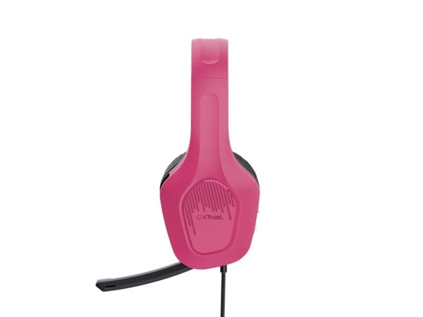 Trust GXT 415P Zirox - Hodesett - full størrelse - kablet - 3,5 mm jakk - rosa