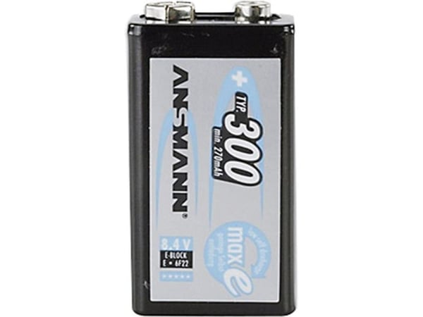 ANSMANN maxE plus - Akku 9V - NiMH - (ladattava) - 250 mAh