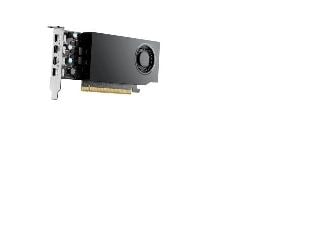 NVIDIA RTX A1000 - grafikkort - RTX A1000 - 8 GB GDDR6 - PCIe 4.0 x8 lavprofil - 4 x Mini DisplayPort