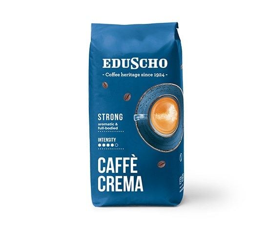 TCHIBO EDUSCHO CREMA STRONG kahvipavut 1000G