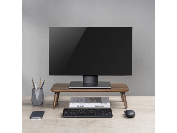Maclean MC-930 Skjermstativ Laptopstativ Skjermforhøyer Skrivebordfeste Skjermstativ opptil 20 kg 50x24x12cm