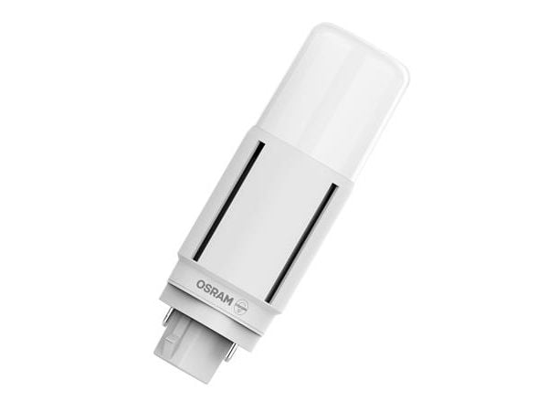 OSRAM DULUX D13 VT EM & AC MAINS - LED-lyspære - form: kapsel - mattslipt finish - G24d - 5.5 W (ekvivalent 13 W) - klasse E - varmt hvitt lys - 30...