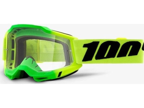 100% briller ACCURI 2 TRAVIS (klart visir anti-dim, LT 88–92%) (NY)