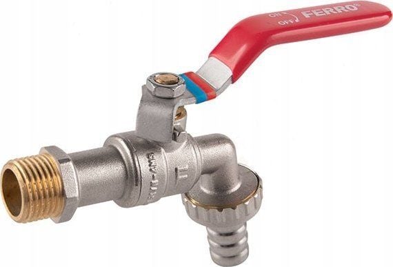 Ferro KCN2 kuleventil m/ metalltilkobling 3/4" FERRO // ZKC.20.MET-R-COMFORT-FER