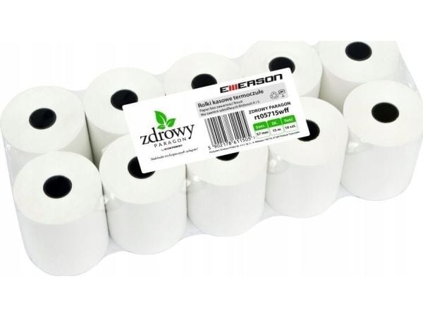 Emerson Thermal Roll 57mm x10m EMERSON Healthy Paragon rt05710wkff 10stk PHENOL free