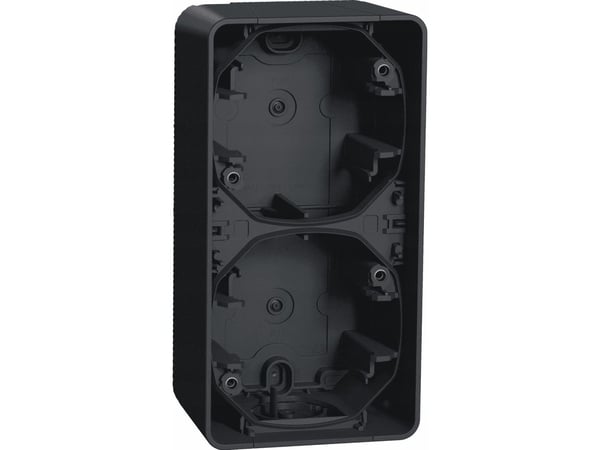 Schneider Electric Mureva Style Väggmonterad bas 2x vertikal antracit MUR37912 Schneider Electric Mureva Style Väggmonterad bas 2x vertikal antracit MUR37912