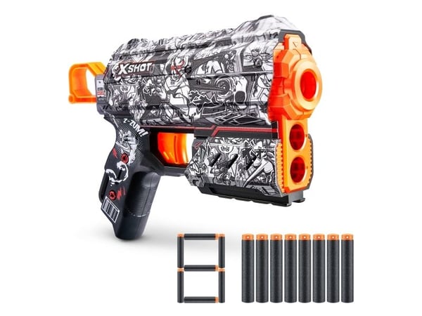 Zuru SKINS FLUX skytterampe (8 skudd) Striper