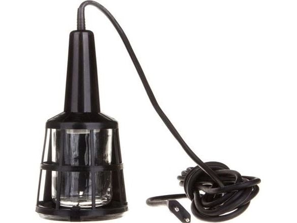 Hengelampe Emos verkstedsarmatur 60W 230V IP20 H05RN-F 2x1,5m YJD-A-8 P4203