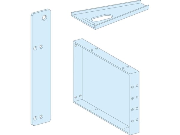 Schneider Electric Sokkelin takalevy 150mm IP55 LVS08392 LVS08392