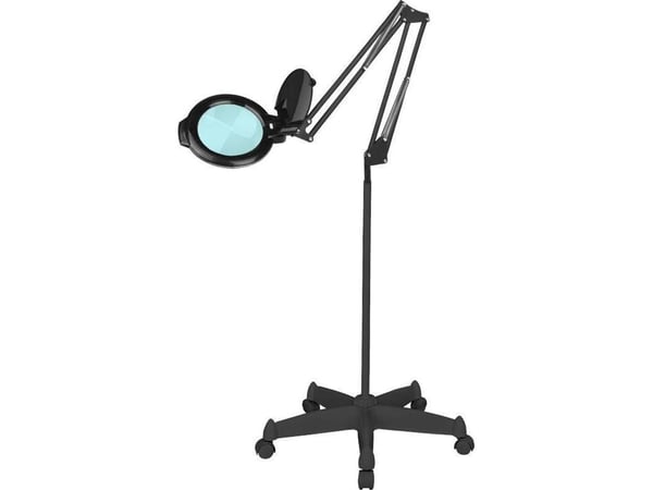 Activeshop LED-lupelampe GLOW MOONLIGHT 8013/6" svart med stativ