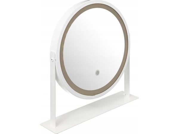 Kosmetikk-speil 5five med LED-belysning hvit Ø 34 cm