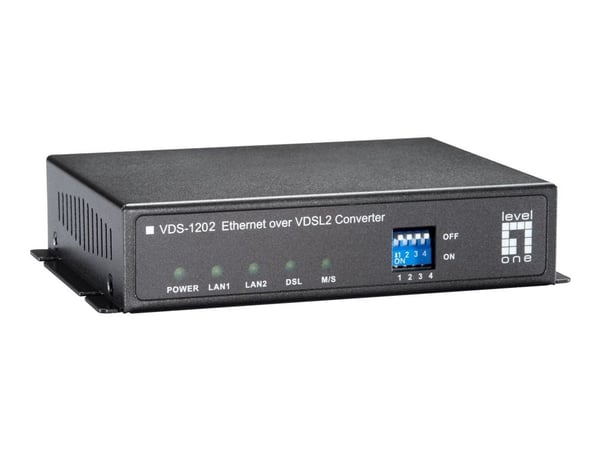 LevelOne VDS-1202 - Kortdistance-modeemi - 100Mb LAN, Ethernet over VDSL - 10Base-T, 100Base-TX - op til 2 km
