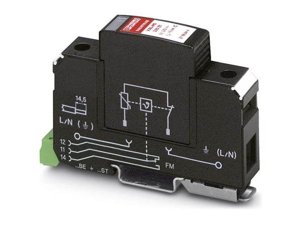 Phoenix Contact överspänningsavledare B 1P 12,5kA 1,2kV 240V AC VAL-MS 230FM (2839130)