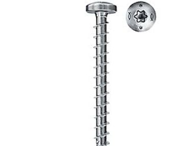 Fischer 670646, Skru, Metall, Tre, Generell nytte, Full tråd, Torx