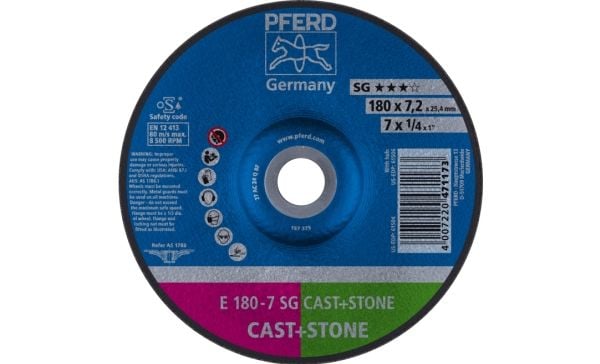 PFERD Grinding wheels SG CAST+STONE, 10 stykker PFERD Grinding wheels SG CAST+STONE, 10 stykker