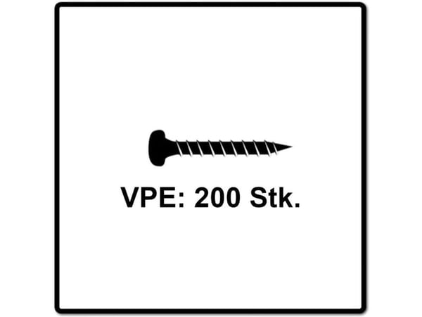 Fischer 670237, Skru, Metall, Tre, Generell nytte, Full tråd, Kuppelhode