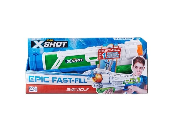 ZURU™ vesipistooli XSHOT Epic Fast Fill monivärinen (56221)