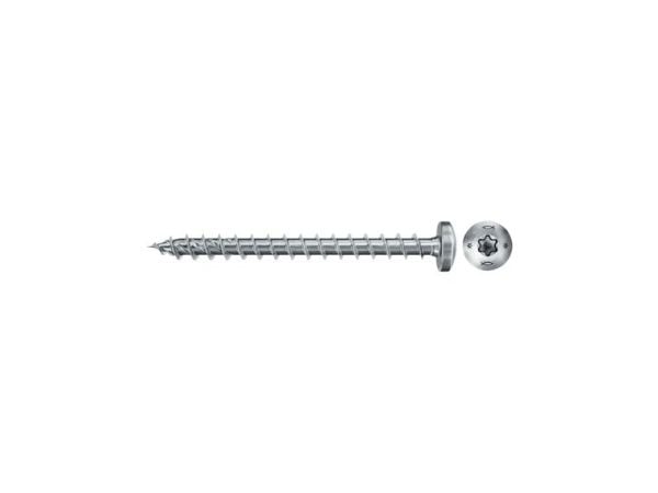 Fischer 670439, Skru, Metall, Tre, Generell nytte, Full tråd, Kuppelhode