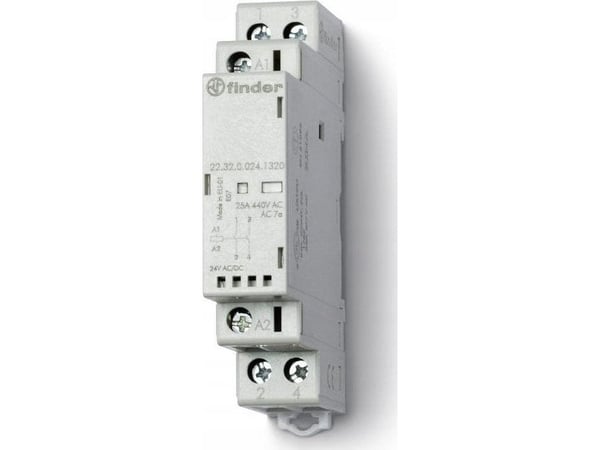 Finder 22.32.0.024.1320 Asennussuoja 2 x sulkukosketin 250 V/AC, 440 V/AC 1 kpl