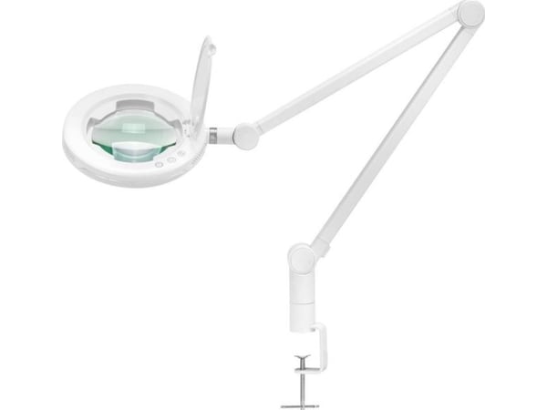 Activeshop LED forstørrelseslampe LED GLOW 8021 til benk, regulerbar lyskvalitet/fargetemperatur