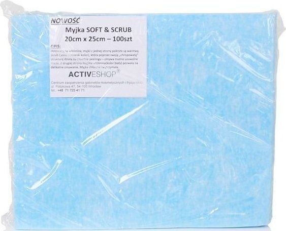 Activeshop engangskluter til behandling 100 stk soft&scrub 20x25 cm